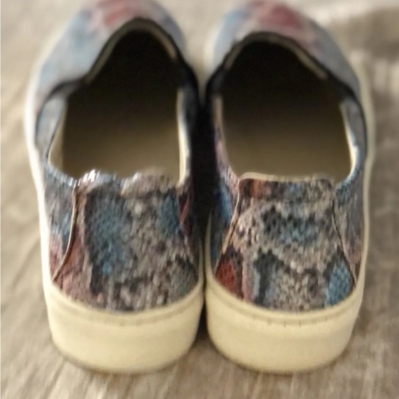 The Flexx size 9.5 blue & pink platform Python platform slip on sneaker leather - Picture 8 of 11